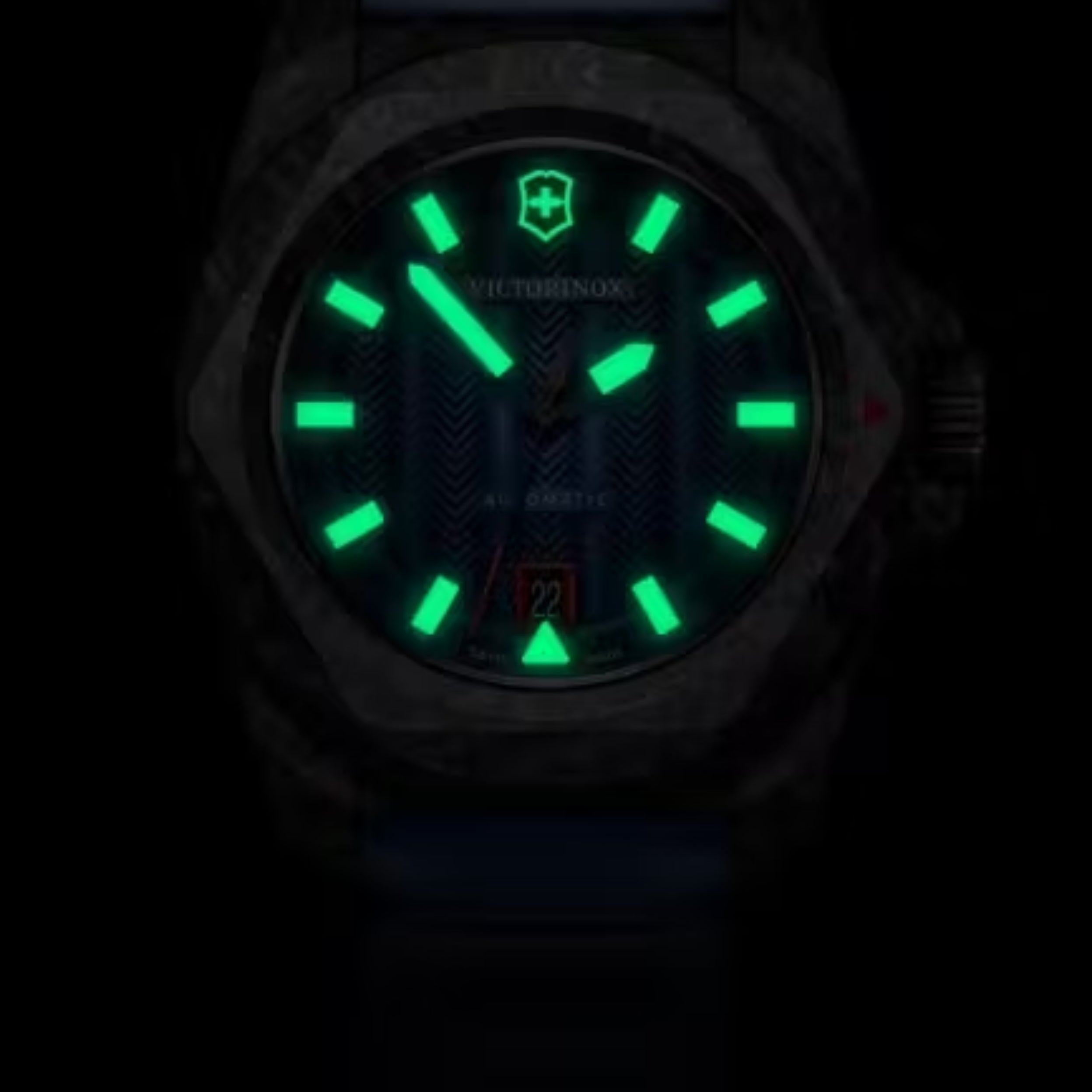 Victorinox I.N.O.X. Automatic Matt Blue Textured Dial Men's Watch 242022.1