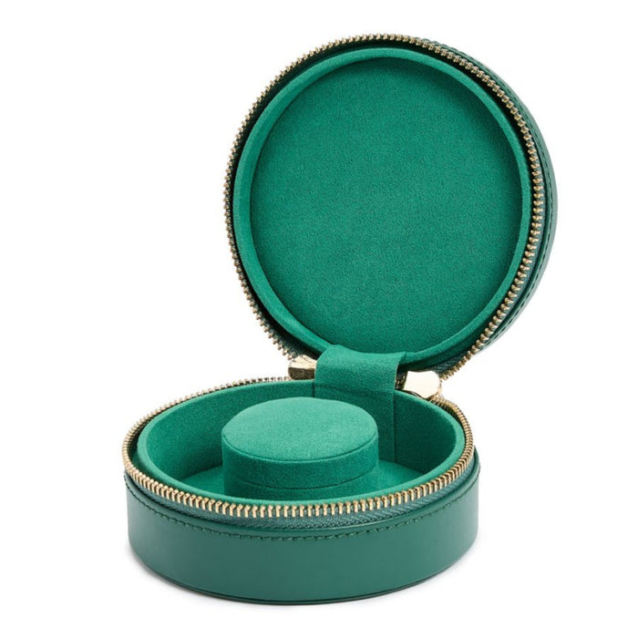 Wolf Sophia Forest Green Round Zip Case 392312