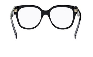 Fendi First FE50064I 001 Shiny Black Soft Square Women's Eyeglasses.