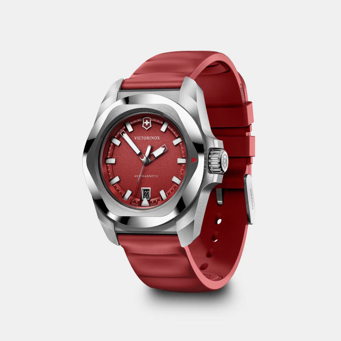 Victorinox I.N.O.X. Quartz Red Dial Men's Watch 242029
