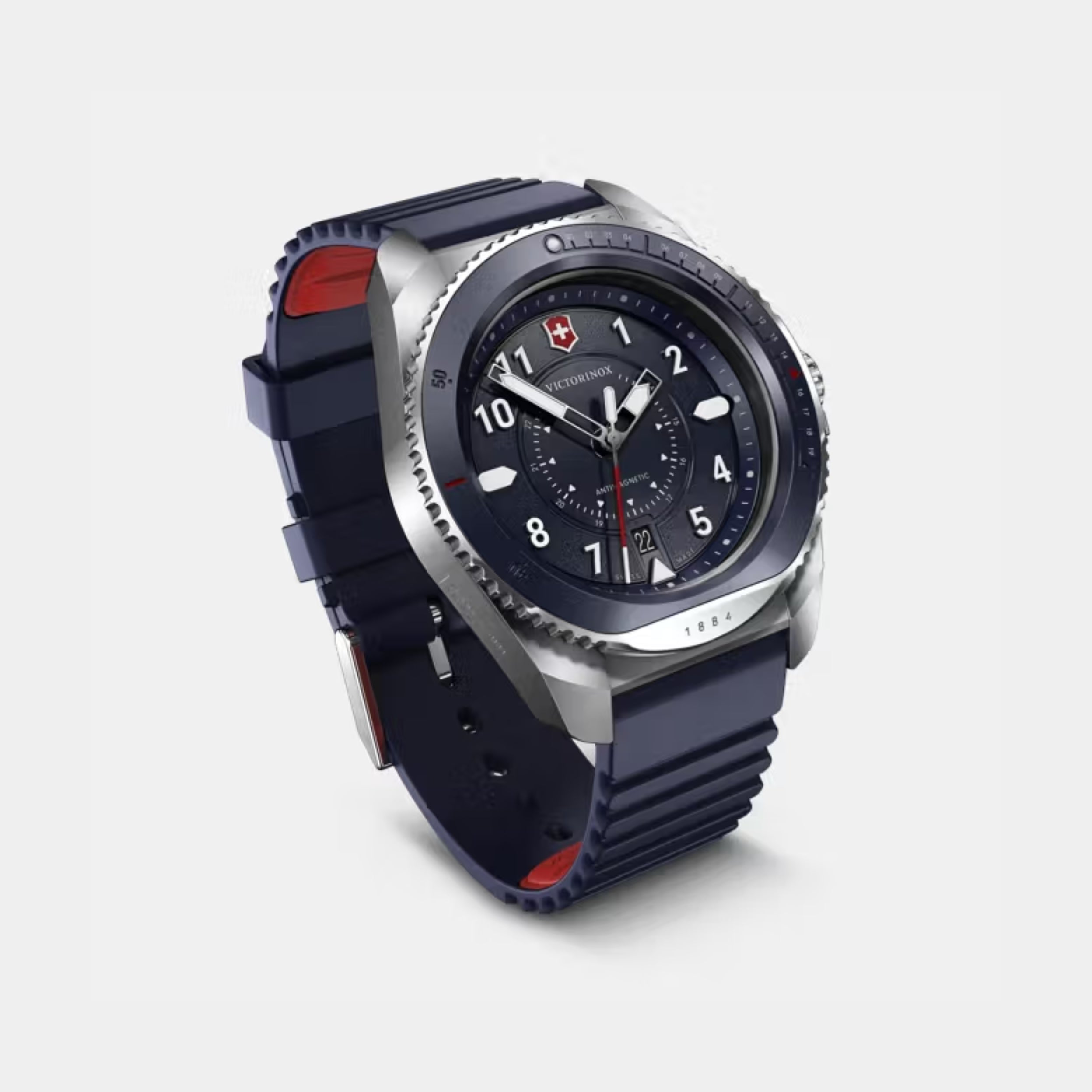 Victorinox Journey 1884 Grainy Blue Dial Quartz Men's Watch 241975