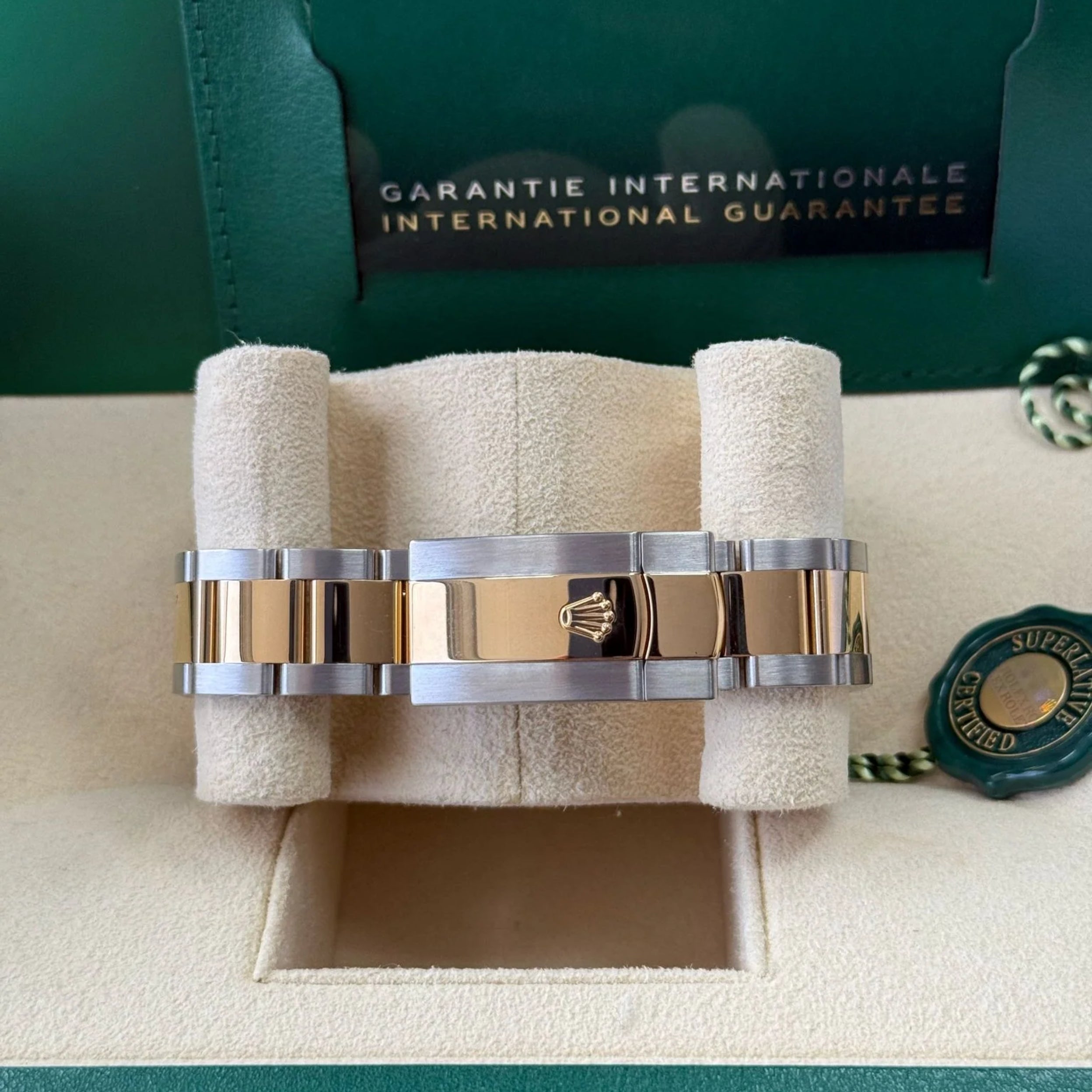 Rolex Datejust Two-Tone Yellow Gold Smooth Bezel White Index Dial New 2025 - 126303