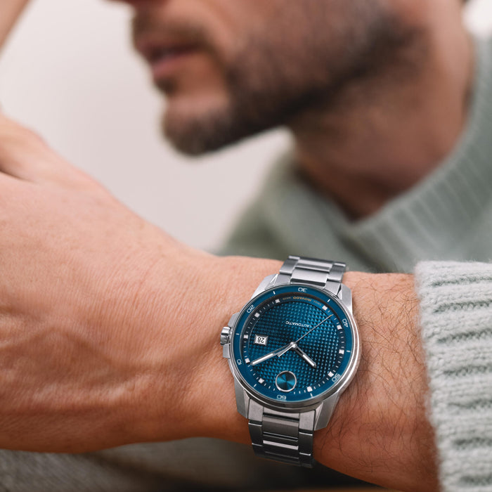 Movado Bold Verso Automatic Blue Dial Men's Watch 3600961