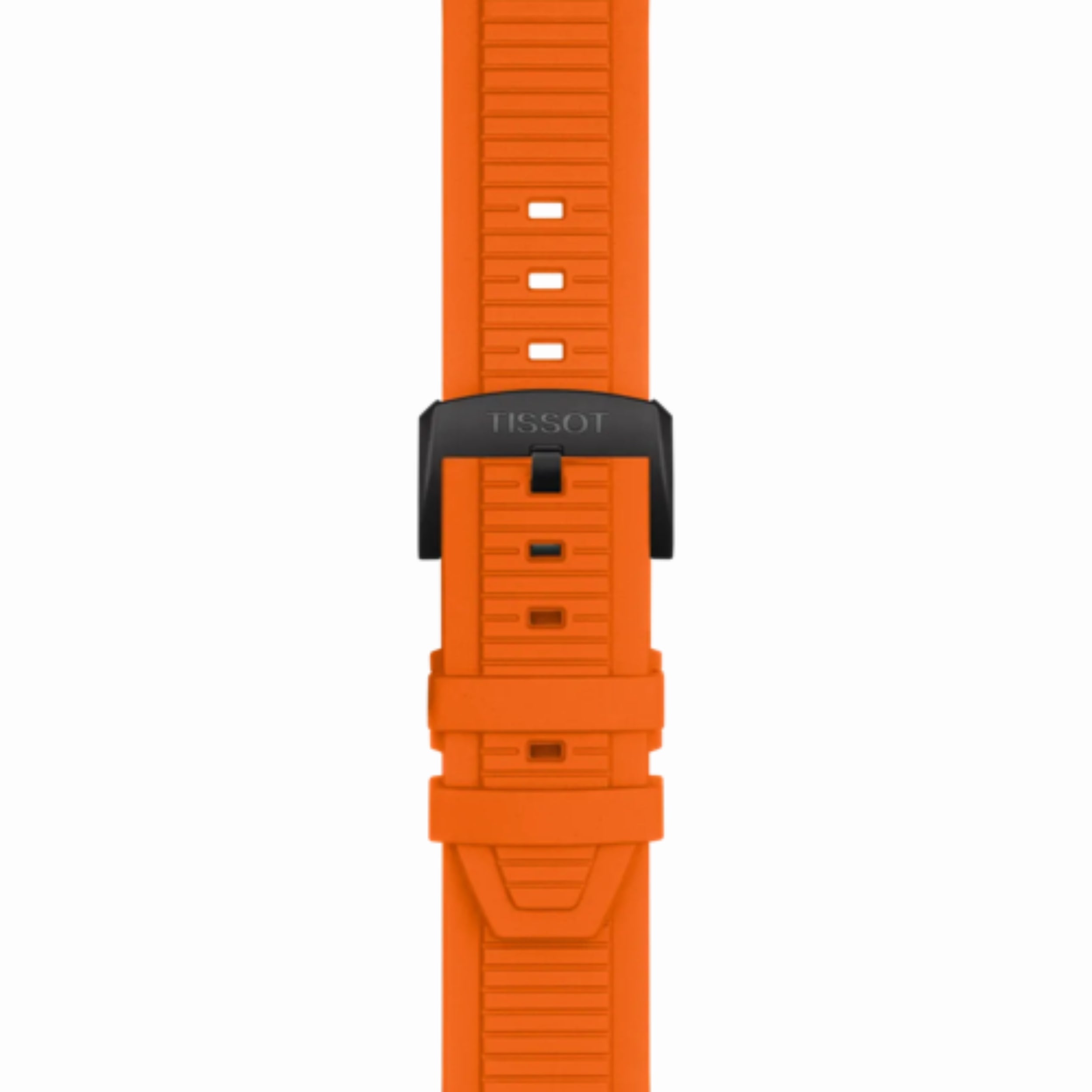 Tissot T-Race Chronograph Quartz Black Dial Orange Strap Men's Watch T1414173705102