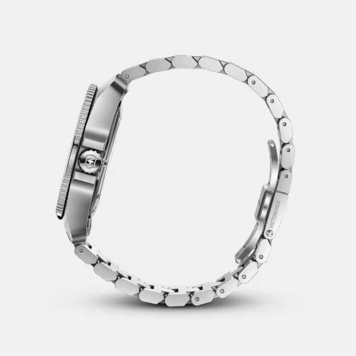 Victorinox Journey 1884 Automatic Matt Blue Dial With Silver Bracelet Men's Watch 242010