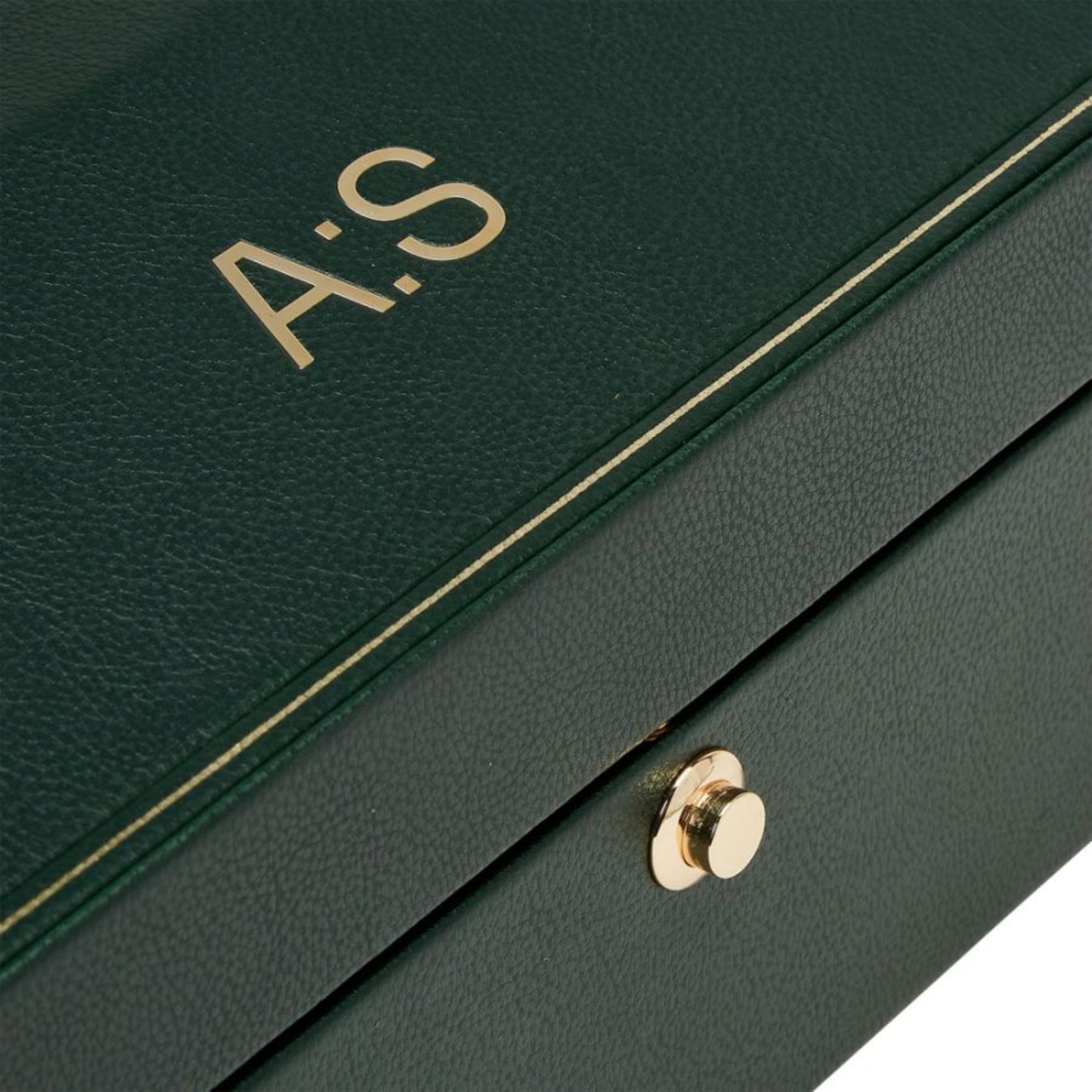 Wolf Analog: Shift Green Vegan Leather Collection 10 Piece Watch Box 792741