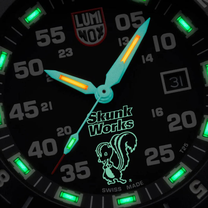 Luminox F-117 NIGHTHAWK® 6440 Heritage 44 mm Pilot Black Dial Men's Watch XA.6442.H
