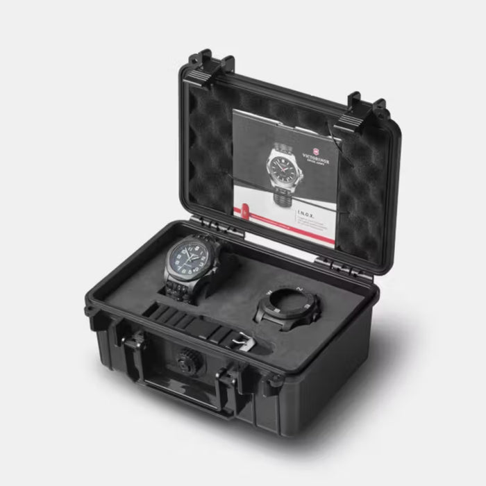 Victorinox I.N.O.X. Carbon Matt Black Dial With Paracord Men's Watch 241859