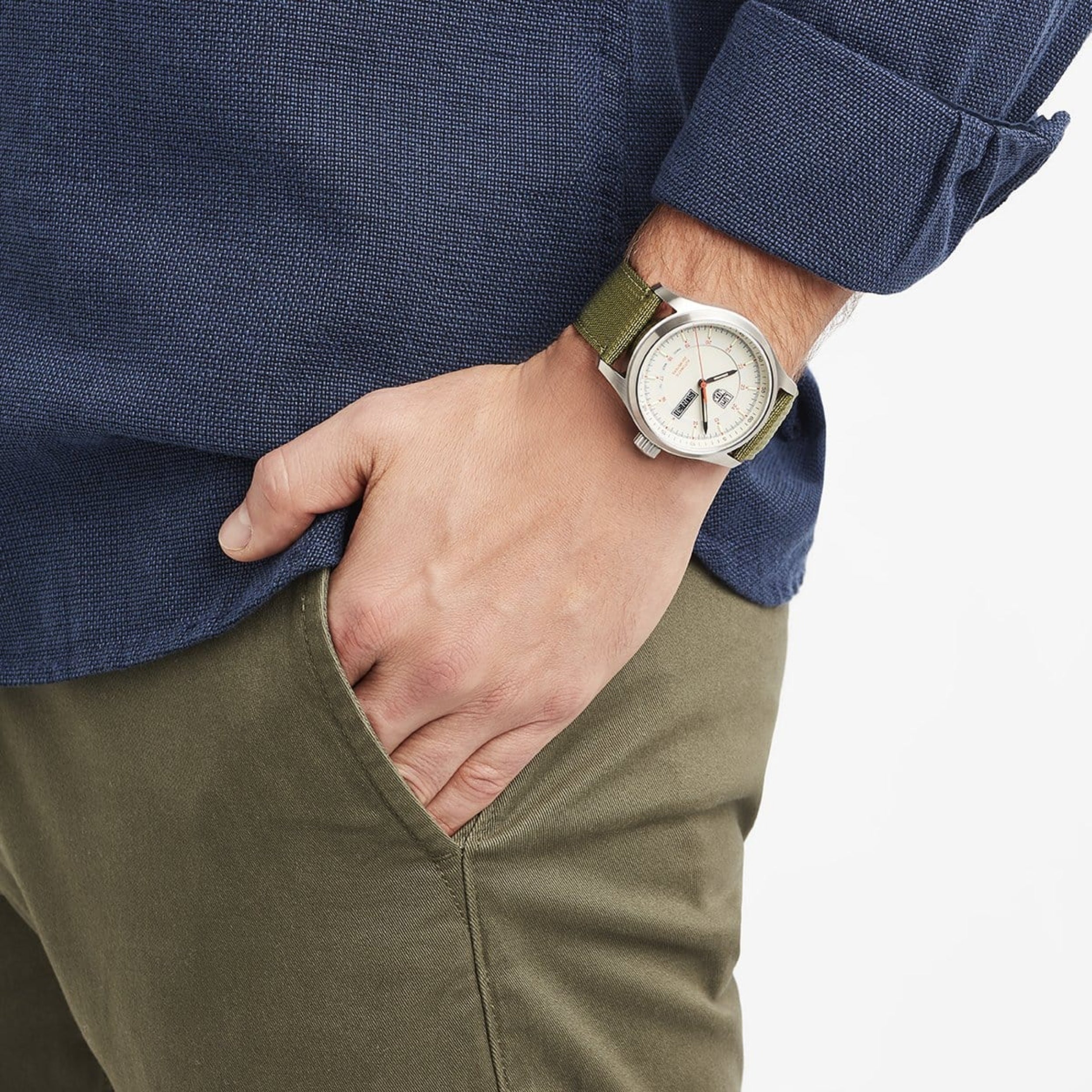 Luminox Atacama Field Automatic 44mm White Dial With Orange Accents Field Men's Watch XL.1907.NF