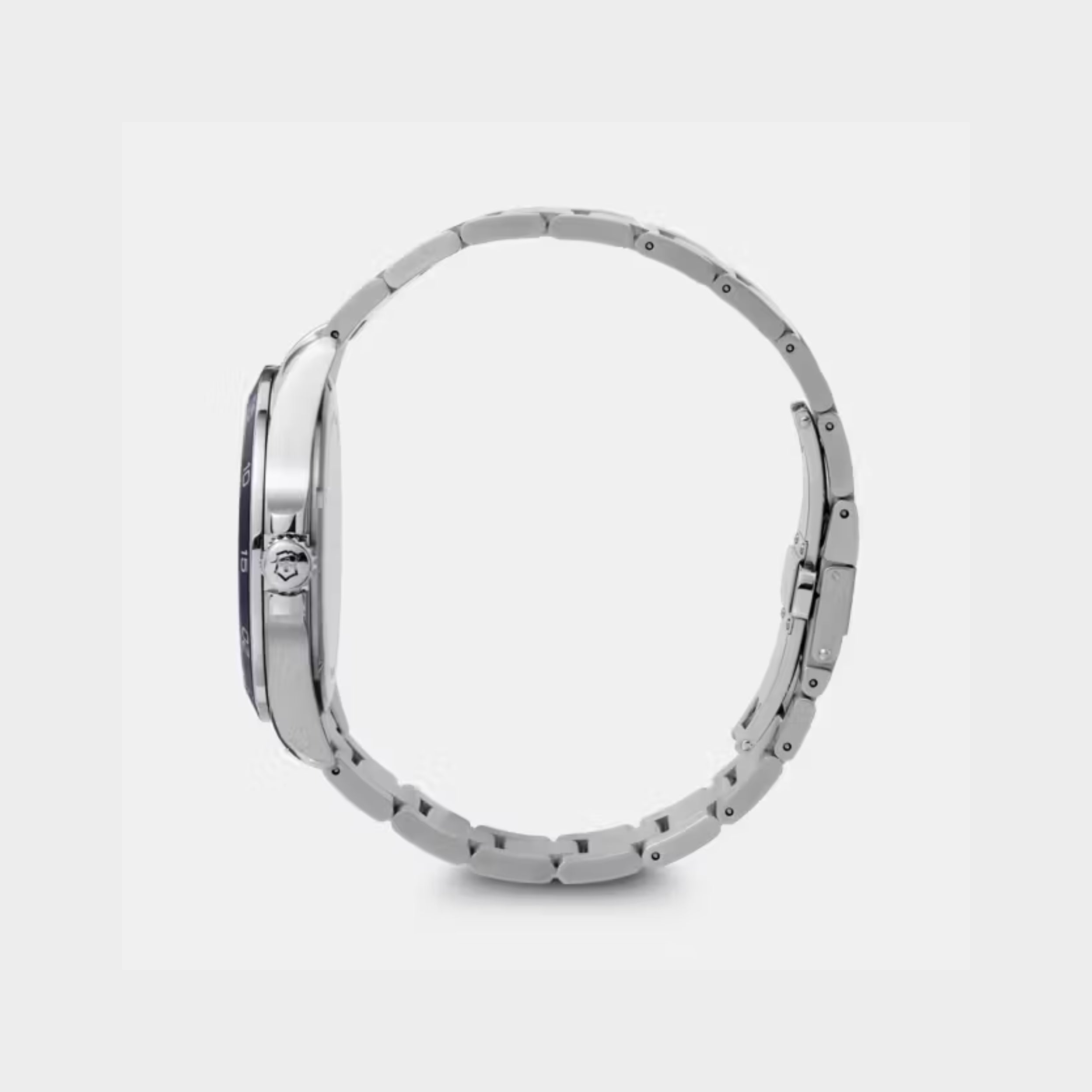 Victorinox Fieldforce Matt Blue Dial With Silver Bracelet Men's Watch 241851