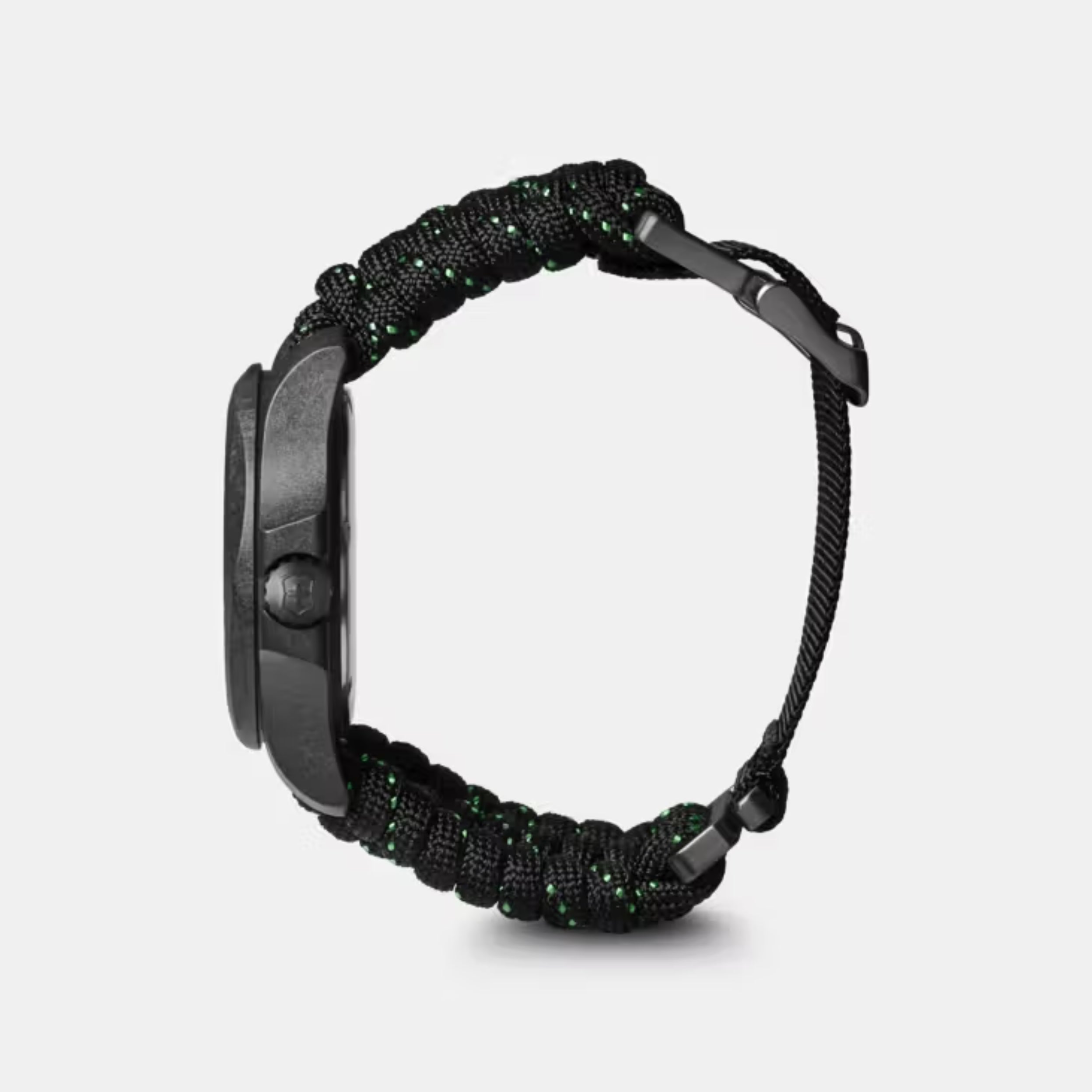 Victorinox I.N.O.X. Carbon Matt Black Dial With Paracord Strap Men's Watch 241859