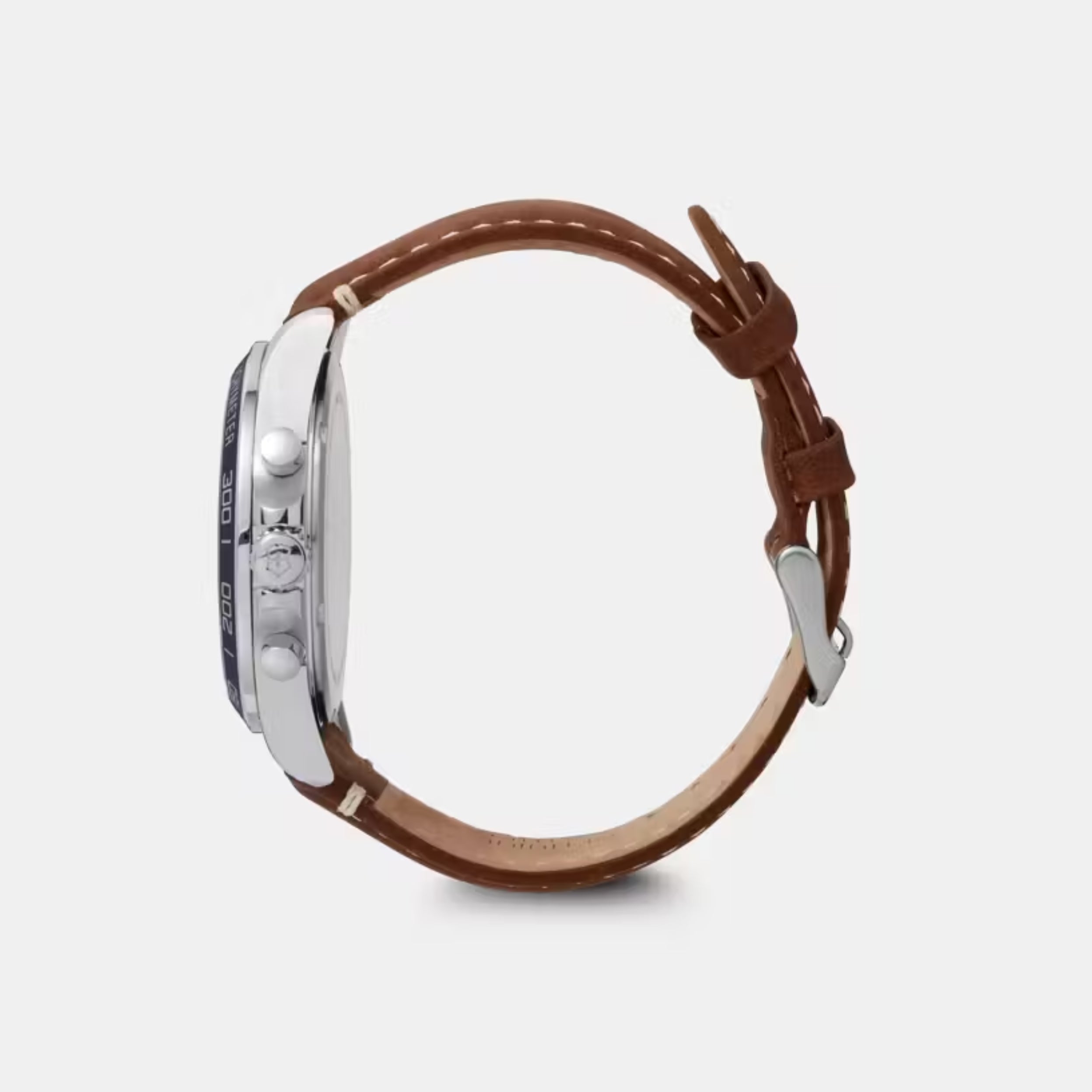 Victorinox Fieldforce Chrono Matt Blue Dial With Brown Leather Strap Men's Watch 241854