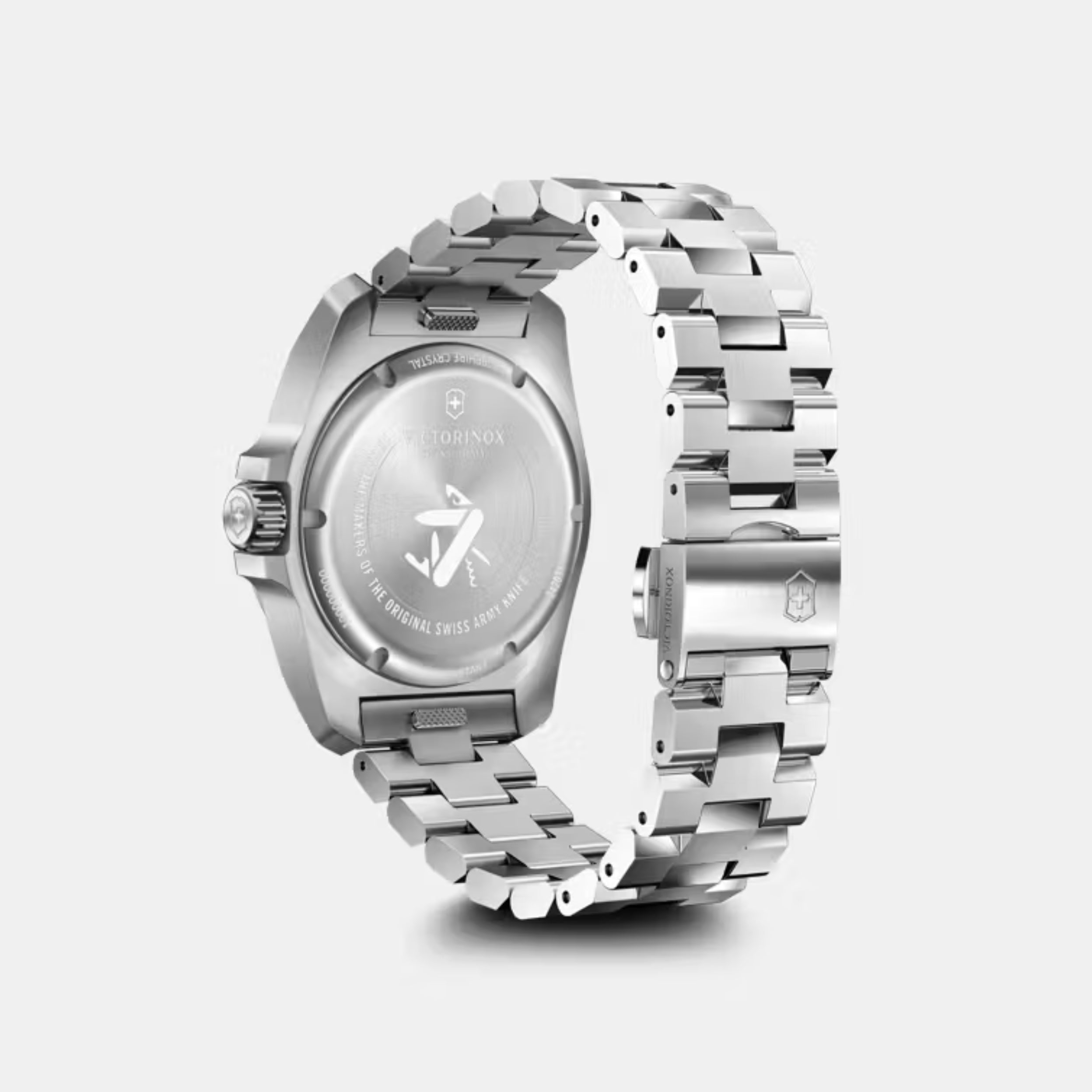 Victorinox I.N.O.X. Quartz Blue Dial Stainless Steel Men's Watch 242031