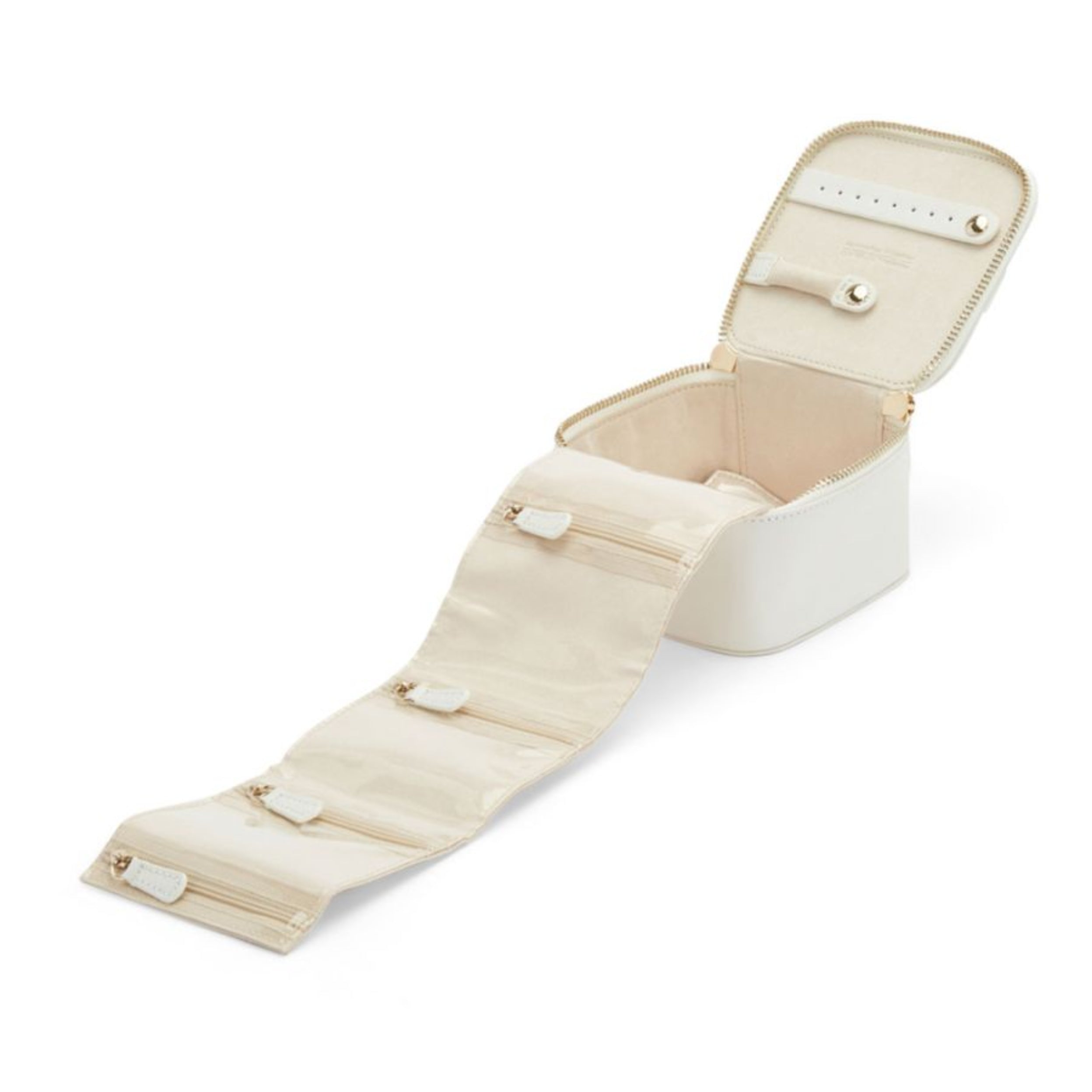 Wolf Maria White Zip Jewelry Cube 766553