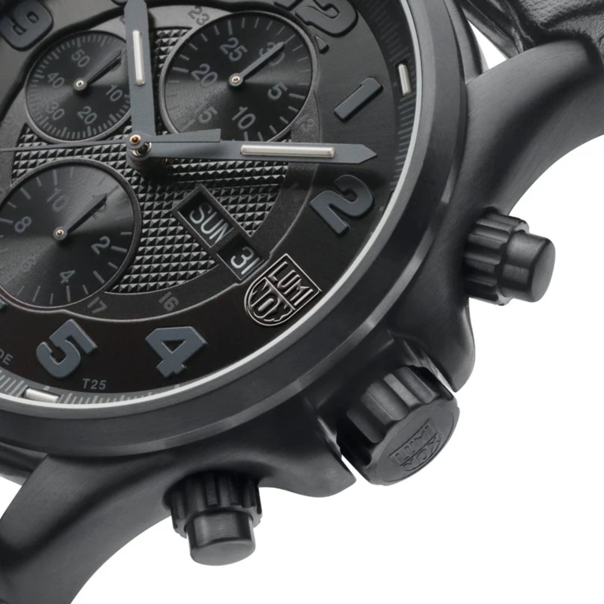 Luminox Field Valjoux Chronograph 47mm Black Plated Field Men's Watch Limited Edition