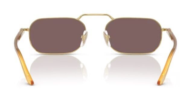 Persol 0PO1020S 112953 Gold /Violet Oval Shape Unisex Sunglasses