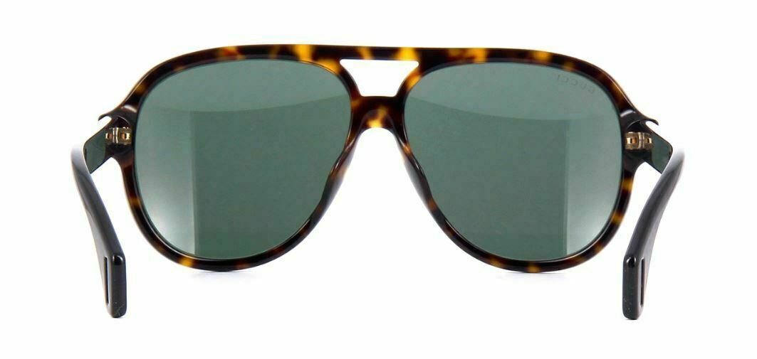 Gucci GG 0463 S 003 Havana/Green 58 mm Men's Sunglasses