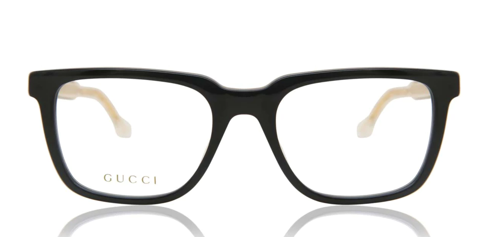 Gucci GG0560ON 005 Black Square Men's Eyeglasses