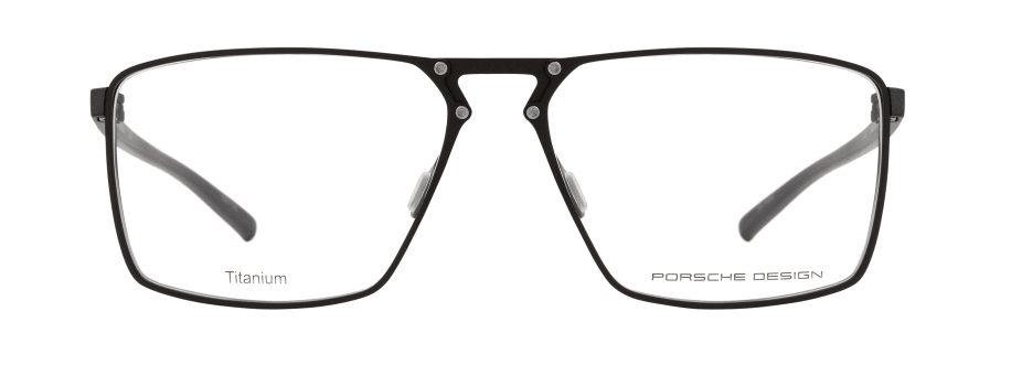 Porsche Design P8764 A Black Rectangular Men's Eyeglasses