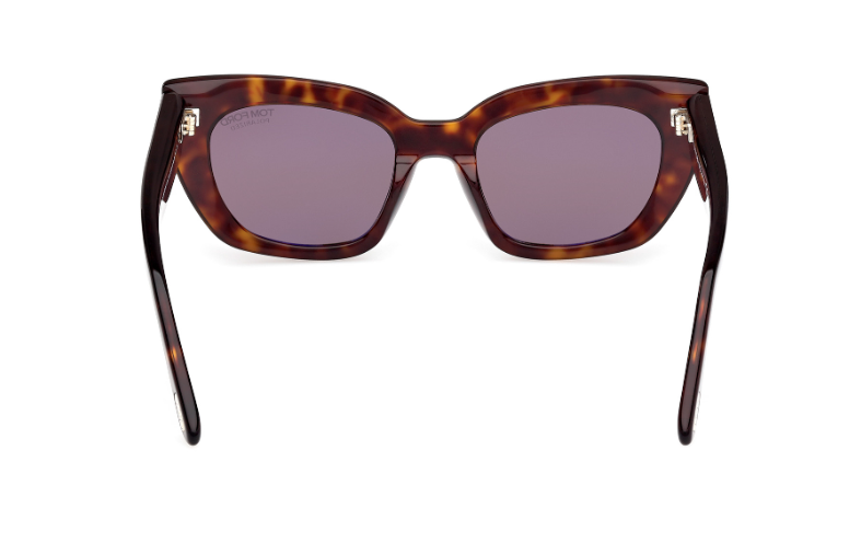 TomFord Athena FT1190 52H Dark Havana/Brown Polarized Cat-Eye Women's Sunglasses