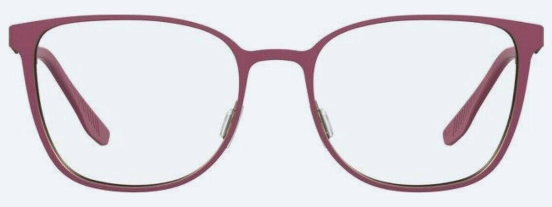 Under Armour Ua 5041/G 07BL/00 Matte Burgundy Metal Square Women's Eyeglasses