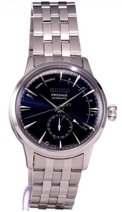 Seiko Essential Presage Cocktail Multi-hand Automatic Blue Dial Watch SSA347J1