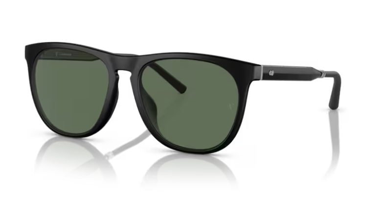 Oliver Peoples 0OV5554SU R-1 70019A Semi-Matte Black/Green Polarized Sunglasses