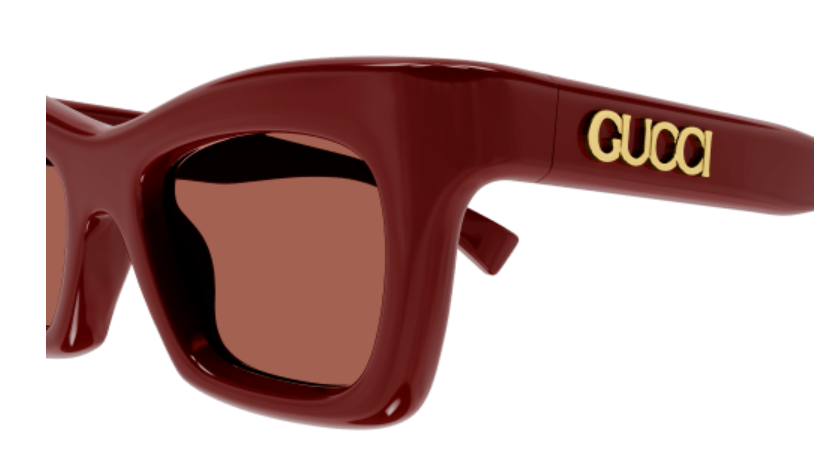 Gucci GG1773S 003 Burgundy/Brown Cat Eye Women's Sunglasses