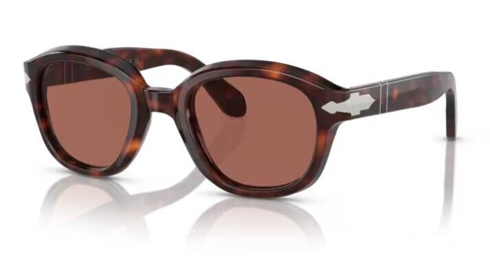 Persol 0PO0060S 24/H2 Havana/Brown Soft Square 52mm Women's Sunglasses