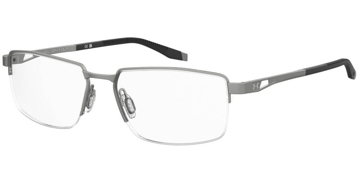 Under Armour UA 5078/G R81 Matte Ruthenium Rectangular Men's Eyeglasses