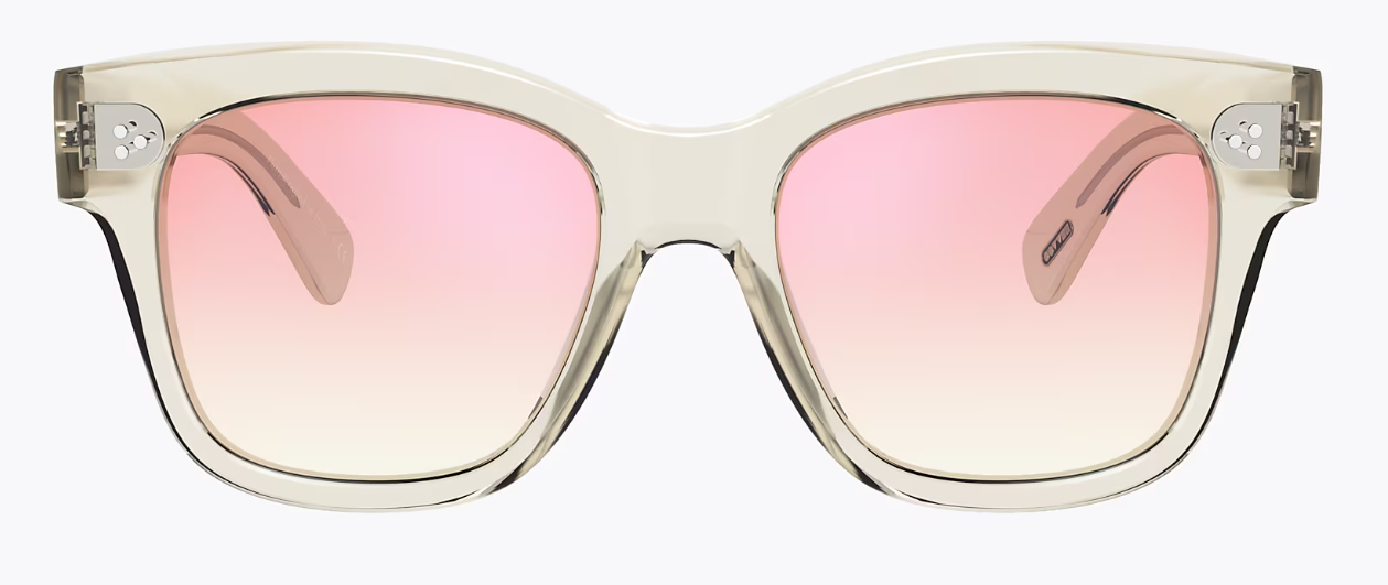 Oliver Peoples OV5442SU 1692H9 Citrine/Pink/Gradient Mirrored Men's Sunglasses