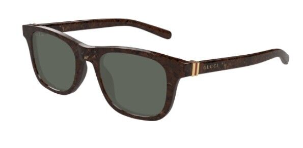 Gucci GG1671S 007 Brown/Grey Soft Square Men's Sunglasses