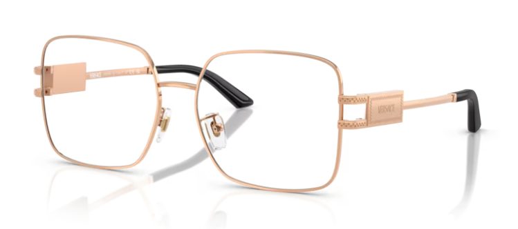 Versace 0VE1303D 1412 Rose Gold 56mm Square Women's Eyeglasses