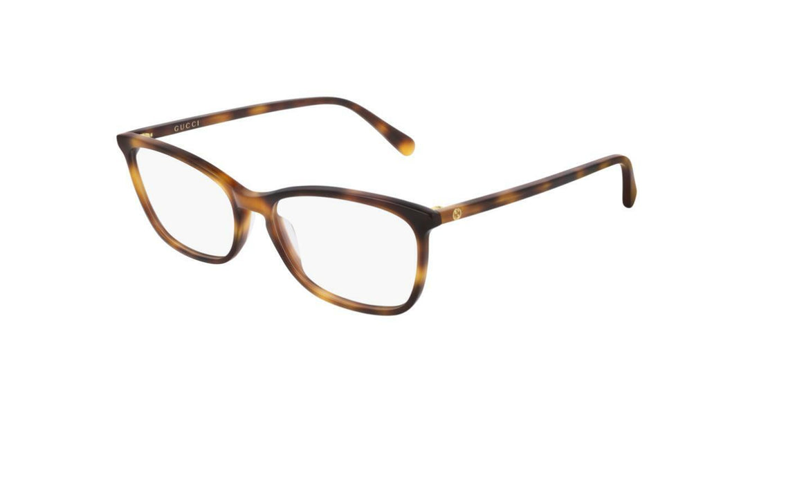 GUCCI GG0548O 006 Square  55mm Havana Women's Eyeglasses