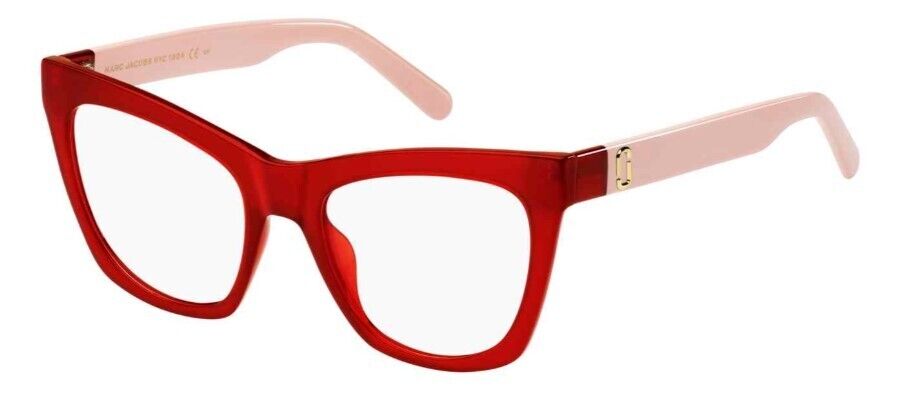 Marc Jacobs MARC 649 092Y-00 Red Cat-Eye Women's Eyeglasses.
