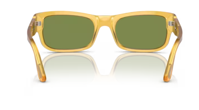 Persol 0PO3326S 204/4E Miele/Green Rectangular 54mm Men's Sunglasses