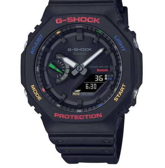 Casio G-Shock Analog-Digital Tough Solar Black Men's Watch GAB2100FC-1A