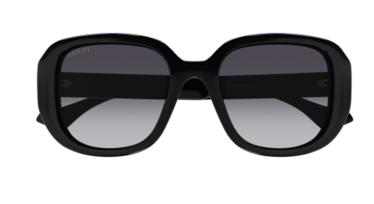 Gucci GG1557SK 001 Black/Grey Gradient Oversized Square  Women's Sunglasses