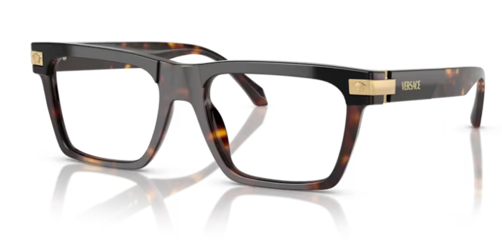 Versace 0VE3354 5466 Top black/Havana 53mm Men's Eyeglasses