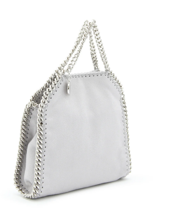 Stella McCartney Falabella Grey Leather Women's Shoulder Bag 391698WP0086 1906