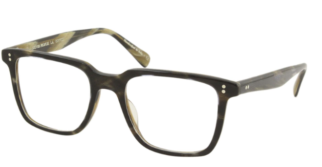 Oliver Peoples Lachman OV5419U 1683 Navy Bark/Brown Horn Men's Eyeglasses