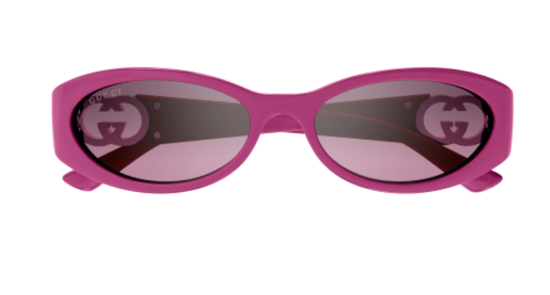 Gucci GG1660S 003 Fuchsia/Pink Gradient/Mirrored Cat Eye Women's Sunglasses