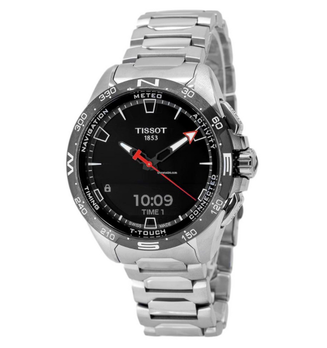 Tissot T-Touch Black Dial Connect Solar Men's Watch T1214204405100