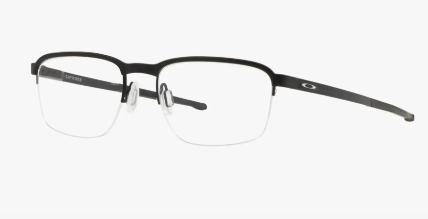 Oakley 0OX3233 0152 Cathode Pewter Black Square Men's Eyeglasses