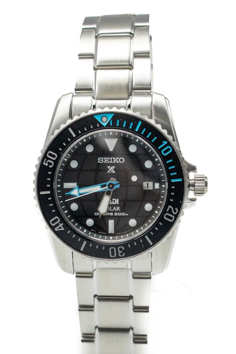 Seiko Prospex PADI Special Edition Solar Diver's Stainless Steel Watch SNE575P1