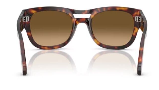 Persol 0PO0064S 24/M2 Havana/Brown Gradient Soft Square 54mm Men's Sunglasses