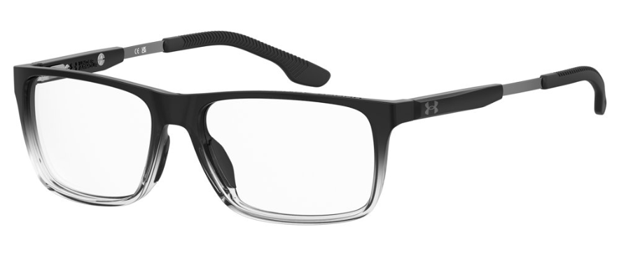 Under Armour UA 5075XL 7C5 Black Rectangular Men's Eyeglasses