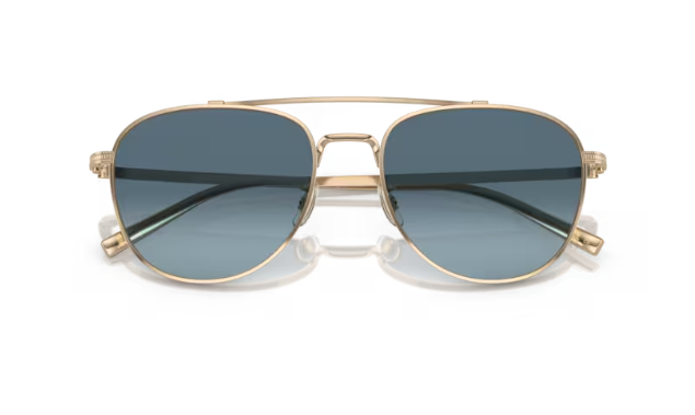 Oliver Peoples 0OV1335ST 5035Q8 Gold/Marine Gradient Soft Round Men's Sunglasses