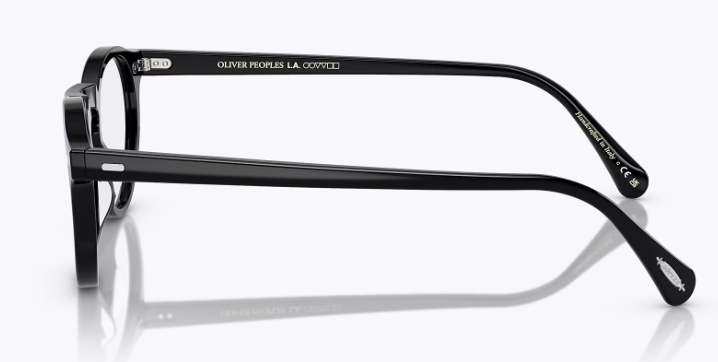 Oliver Peoples Gregory Peck OV5186A 1005 Black Round Men's Eyeglasses