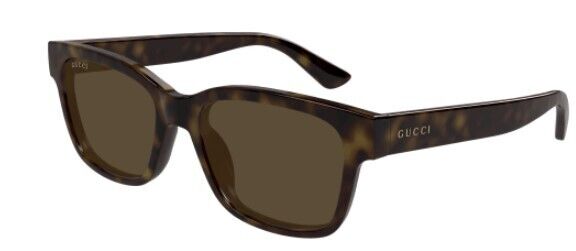 Gucci GG1716S 002 Havana/Brown Men's Rectangle Sunglasses